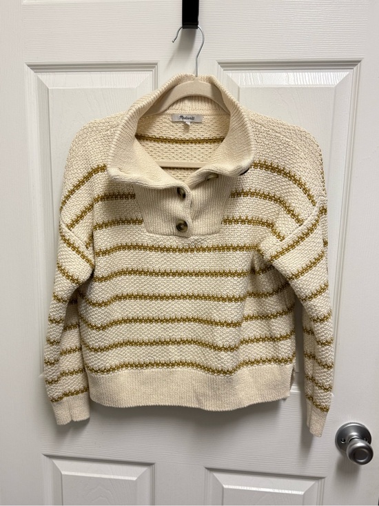Madewell Sweaters - Madewell Striped Chunky Knit Sweater